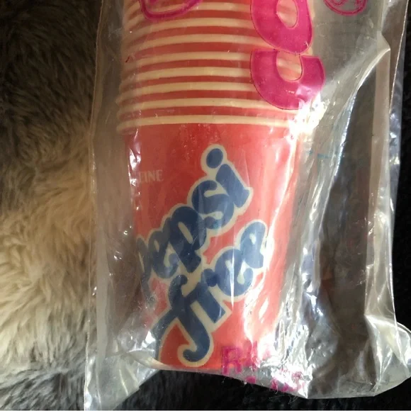 Vintage Pepsi Free Sleeve of 100 4oz Sweetheart R4 Disposable Wax Cups nwt - Picture 3 of 16